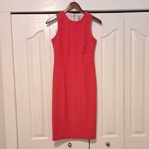 Tristan Coral Sheath Dress